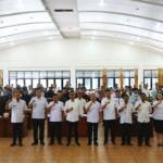 Wakil Bupati Karo Ir Theopilus Ginting hadiri acara sosialisasi Pemilihan Kepala Desa Serentak Gelombang I di Kabupaten Karo Tahun 2022 Rabu (7/9-2022)