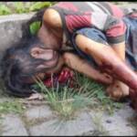 Sesosok Mayat Mr.X di Jalan Mimpun Tua Dusun VI Desa Sempajaya Kecamatan Berastagi tepatnya di depan Hotel Kalang Ulu Berastagi Jumat (16/9-2022)