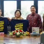 Foto : Bupati Karo bersama tim kampanye anti rokok Kemenkes. ( Foto : Dok)