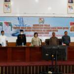 Foto : Bupati Karo bersama stake holder terkait saat membuka acara. (Foto : Dok)