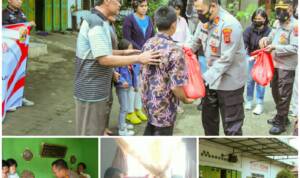 Sambut HUT Humas Polri ke-71 Humas Polres Tanah Karo melaksanakan kegiatan sosial, Kunjungi Panti Asuhan Bunga Bakung Kamis (27/10-2022)