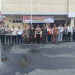 Foto: Foto bersama Kapolres Sibolga usai pimpin Apel Gelar Pasukan