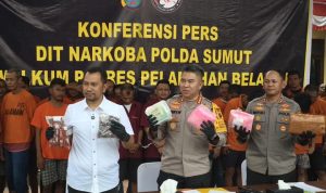 olda Sumut dan Polres Belawan Ungkap 238 Kasus Narkoba, Sita 28 Kg Sabu